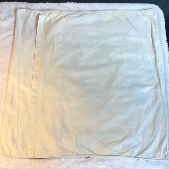 Pottery Barn Pillow Cover Crewel Embroidered Cotton 24x24 - Picture 6 of 7